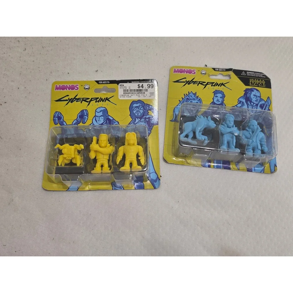 Cyberpunk 2077 Monos Mini Figures Jinx Voodoo Boys Animals 2 Pack Bundle NEW
